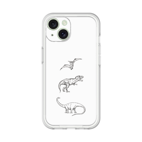 プレミアムパネル［ Dinosaurs No.1 - White ］