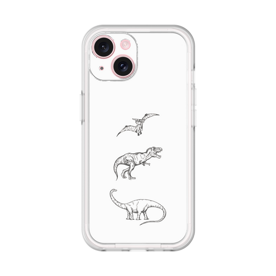 プレミアムパネル［ Dinosaurs No.1 - White ］