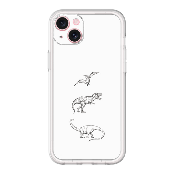 プレミアムパネル［ Dinosaurs No.1 - White ］