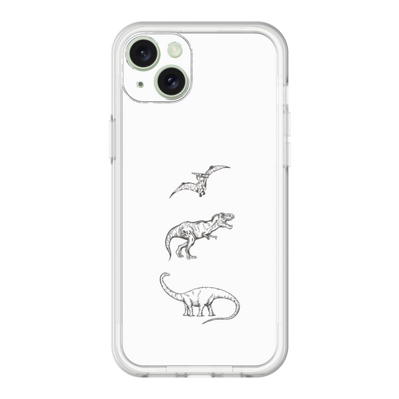 プレミアムパネル［ Dinosaurs No.1 - White ］