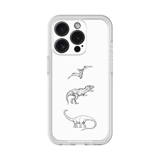 プレミアムパネル［ Dinosaurs No.1 - White ］