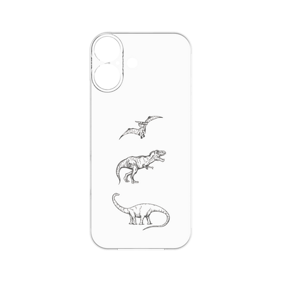 プレミアムパネル［ Dinosaurs No.1 - White ］