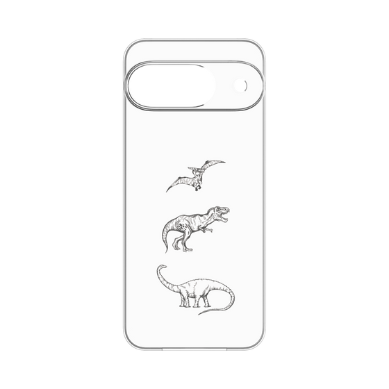 プレミアムパネル［ Dinosaurs No.1 - White ］