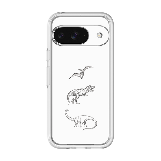 プレミアムパネル［ Dinosaurs No.1 - White ］