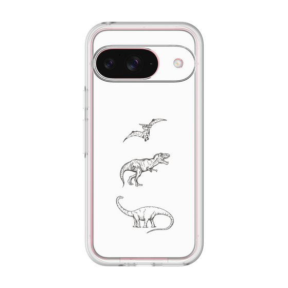 プレミアムパネル［ Dinosaurs No.1 - White ］