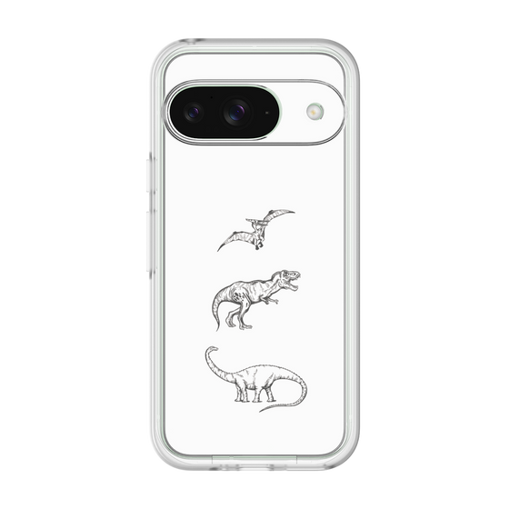 プレミアムパネル［ Dinosaurs No.1 - White ］