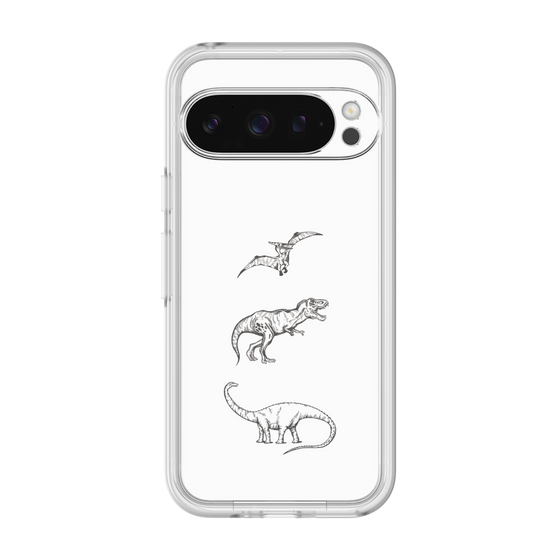 プレミアムパネル［ Dinosaurs No.1 - White ］