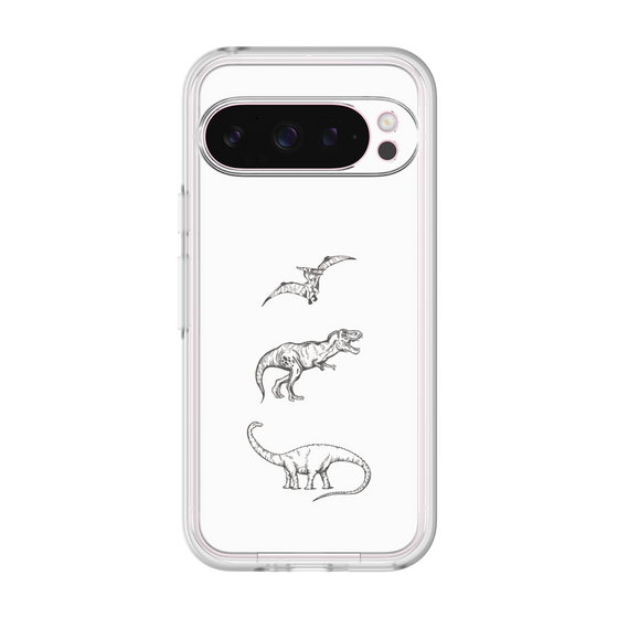 プレミアムパネル［ Dinosaurs No.1 - White ］