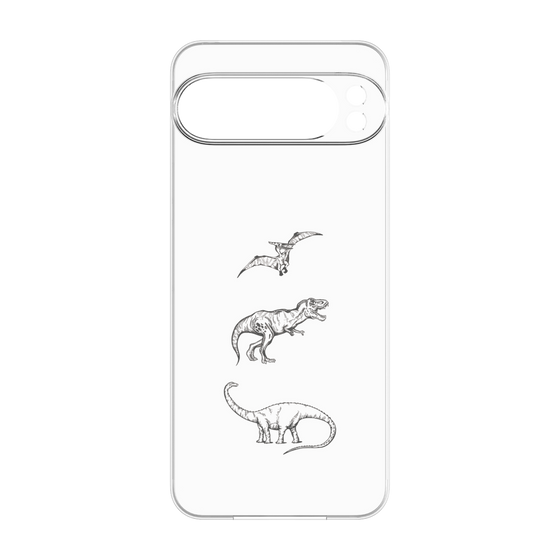 プレミアムパネル［ Dinosaurs No.1 - White ］