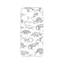 プレミアムパネル［ Dinosaurs No.2 - White ］