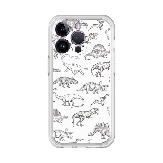 プレミアムパネル［ Dinosaurs No.2 - White ］