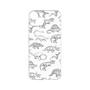 プレミアムパネル［ Dinosaurs No.2 - White ］
