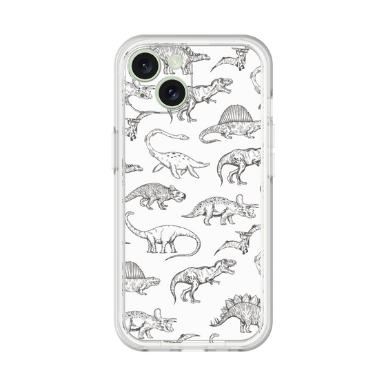 プレミアムパネル［ Dinosaurs No.2 - White ］