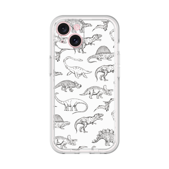 プレミアムパネル［ Dinosaurs No.2 - White ］