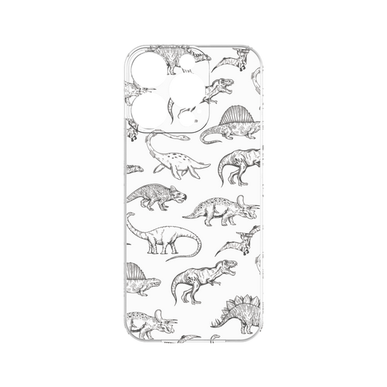 プレミアムパネル［ Dinosaurs No.2 - White ］