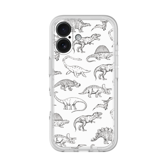 プレミアムパネル［ Dinosaurs No.2 - White ］