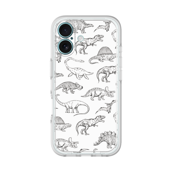 プレミアムパネル［ Dinosaurs No.2 - White ］