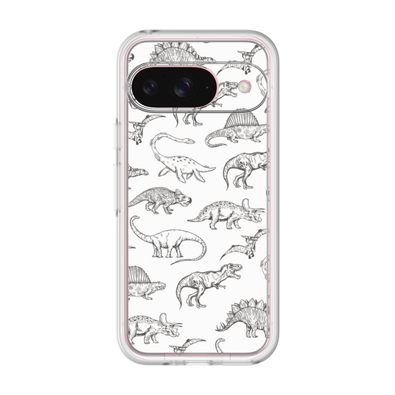 プレミアムパネル［ Dinosaurs No.2 - White ］