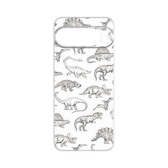 プレミアムパネル［ Dinosaurs No.2 - White ］