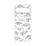 プレミアムパネル［ Dinosaurs No.2 - White ］