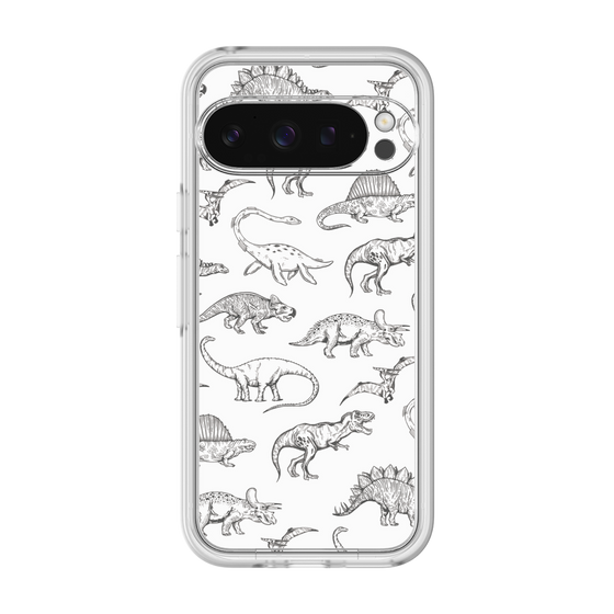 プレミアムパネル［ Dinosaurs No.2 - White ］