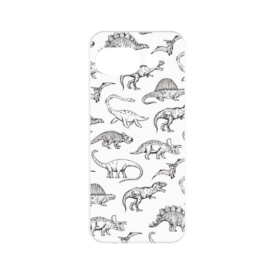 プレミアムパネル［ Dinosaurs No.2 - White ］
