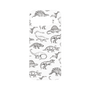 プレミアムパネル［ Dinosaurs No.2 - White ］