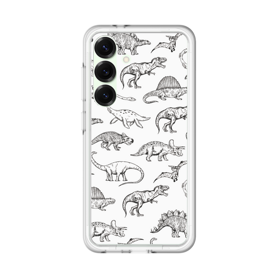 プレミアムパネル［ Dinosaurs No.2 - White ］