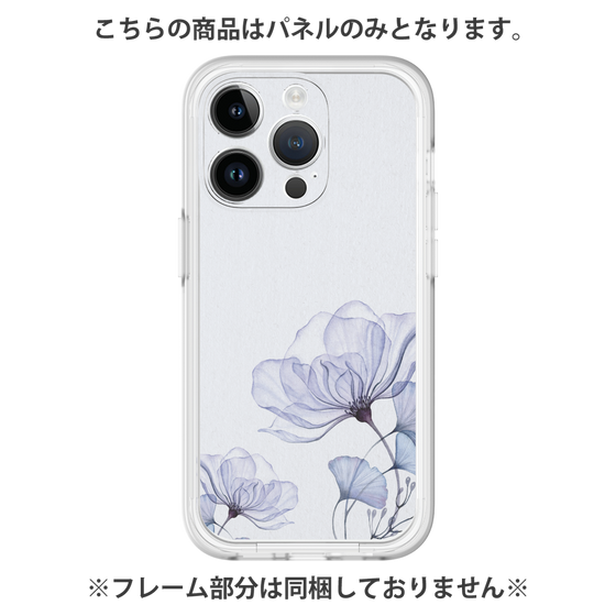 プレミアムパネル［ Natural Flower - blue ］