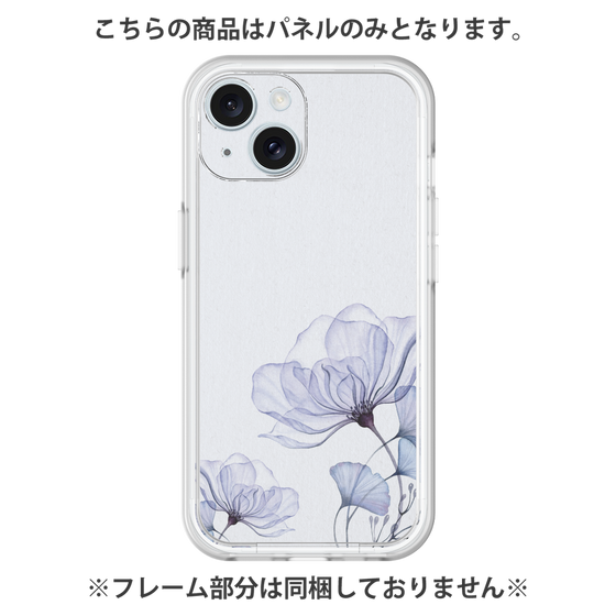 プレミアムパネル［ Natural Flower - blue ］