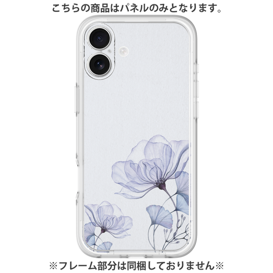 プレミアムパネル［ Natural Flower - blue ］