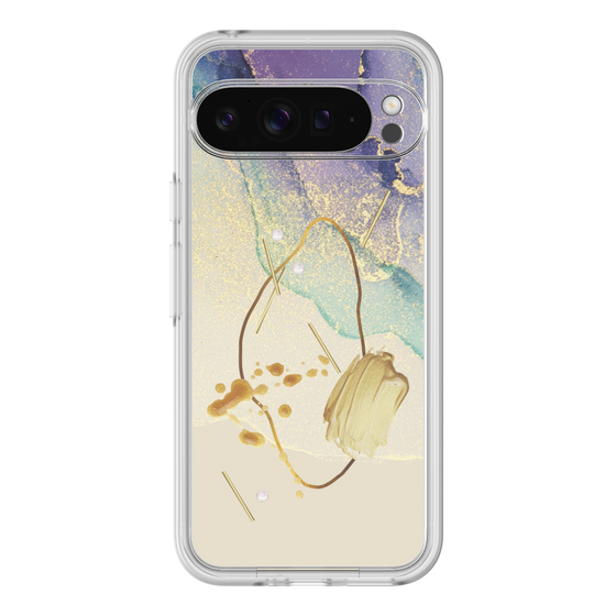 プレミアムパネル［ Marble Nuance Painting Purple ］