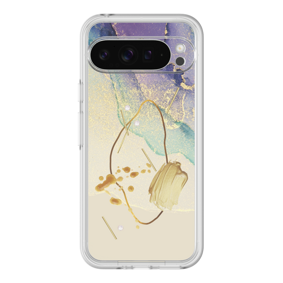 プレミアムパネル［ Marble Nuance Painting Purple ］