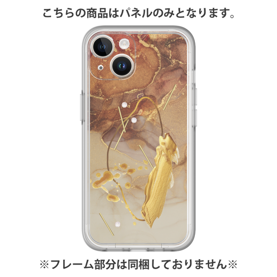 プレミアムパネル［ Marble Nuance Painting Brown ］