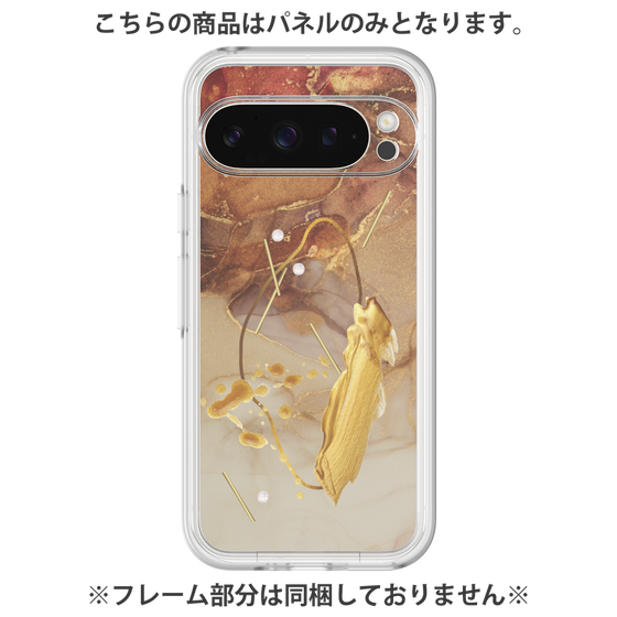 プレミアムパネル［ Marble Nuance Painting Brown ］