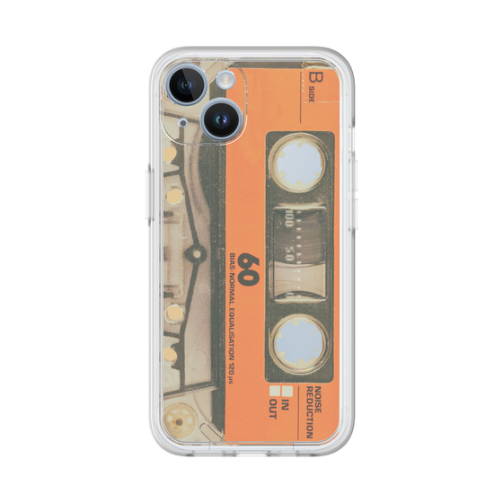 プレミアムパネル［ RETORO CASSETTE TAPE - Skeleton Orange ］