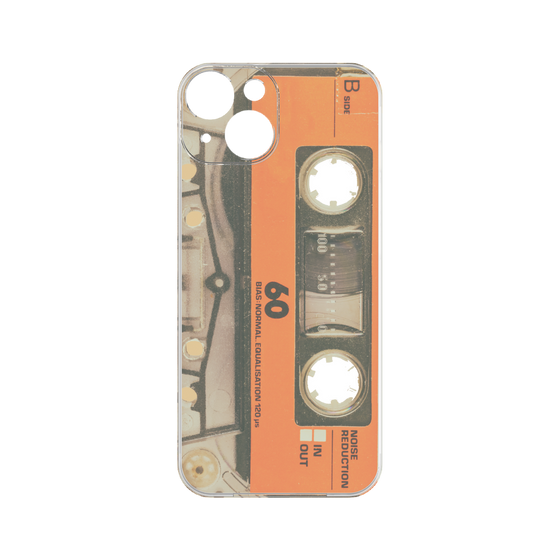 プレミアムパネル［ RETORO CASSETTE TAPE - Skeleton Orange ］