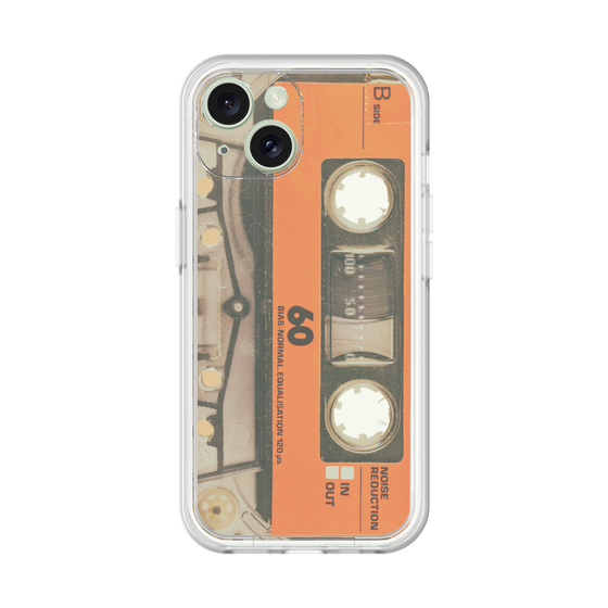 プレミアムパネル［ RETORO CASSETTE TAPE - Skeleton Orange ］