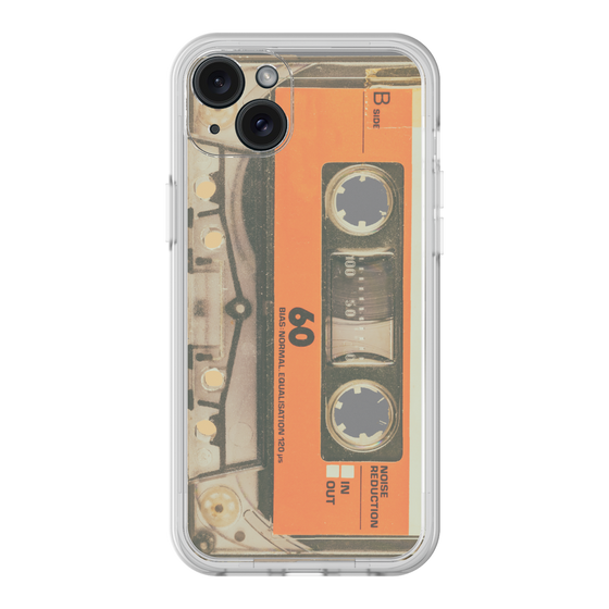 プレミアムパネル［ RETORO CASSETTE TAPE - Skeleton Orange ］