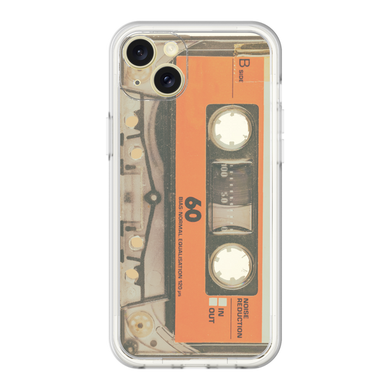 プレミアムパネル［ RETORO CASSETTE TAPE - Skeleton Orange ］