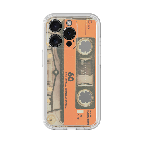 プレミアムパネル［ RETORO CASSETTE TAPE - Skeleton Orange ］