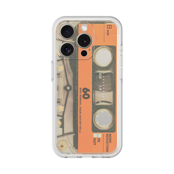 プレミアムパネル［ RETORO CASSETTE TAPE - Skeleton Orange ］