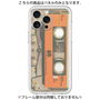 プレミアムパネル［ RETORO CASSETTE TAPE - Skeleton Orange ］
