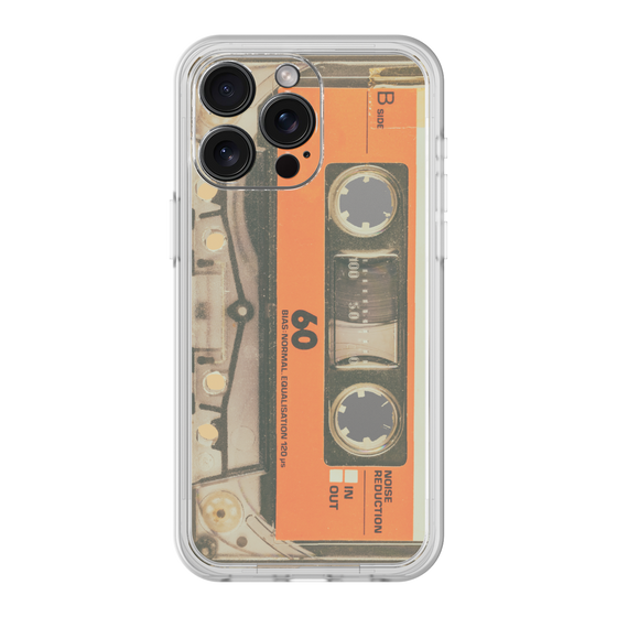 プレミアムパネル［ RETORO CASSETTE TAPE - Skeleton Orange ］