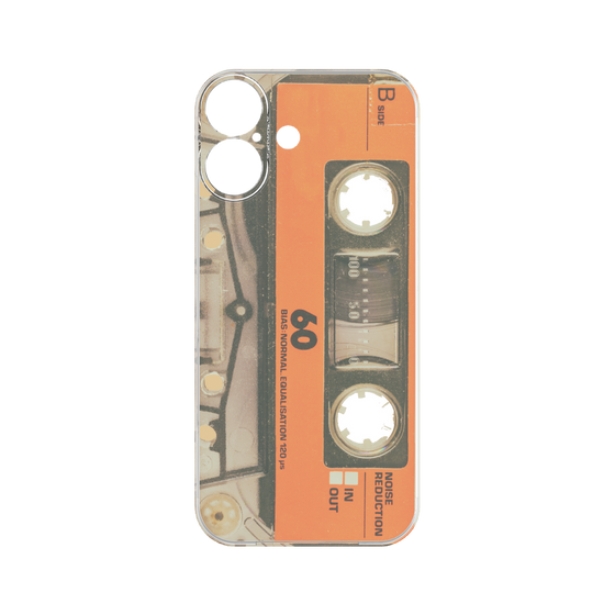 プレミアムパネル［ RETORO CASSETTE TAPE - Skeleton Orange ］