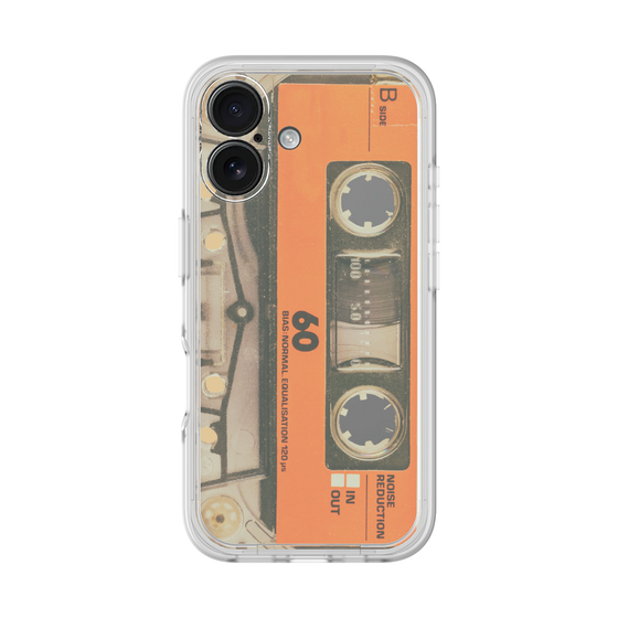 プレミアムパネル［ RETORO CASSETTE TAPE - Skeleton Orange ］