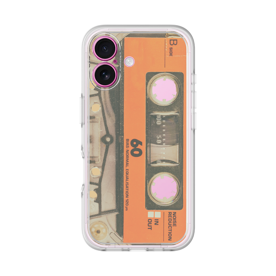 プレミアムパネル［ RETORO CASSETTE TAPE - Skeleton Orange ］