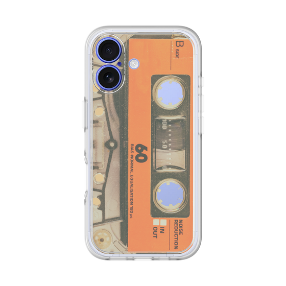 プレミアムパネル［ RETORO CASSETTE TAPE - Skeleton Orange ］