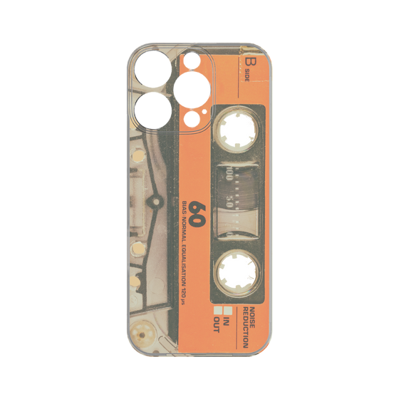 プレミアムパネル［ RETORO CASSETTE TAPE - Skeleton Orange ］