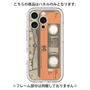 プレミアムパネル［ RETORO CASSETTE TAPE - Skeleton Orange ］